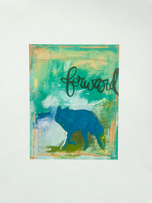 "Forward" Fox Print