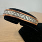 3/8" Copper and Silver Bracelet
