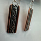 Copper and Silver Earrings