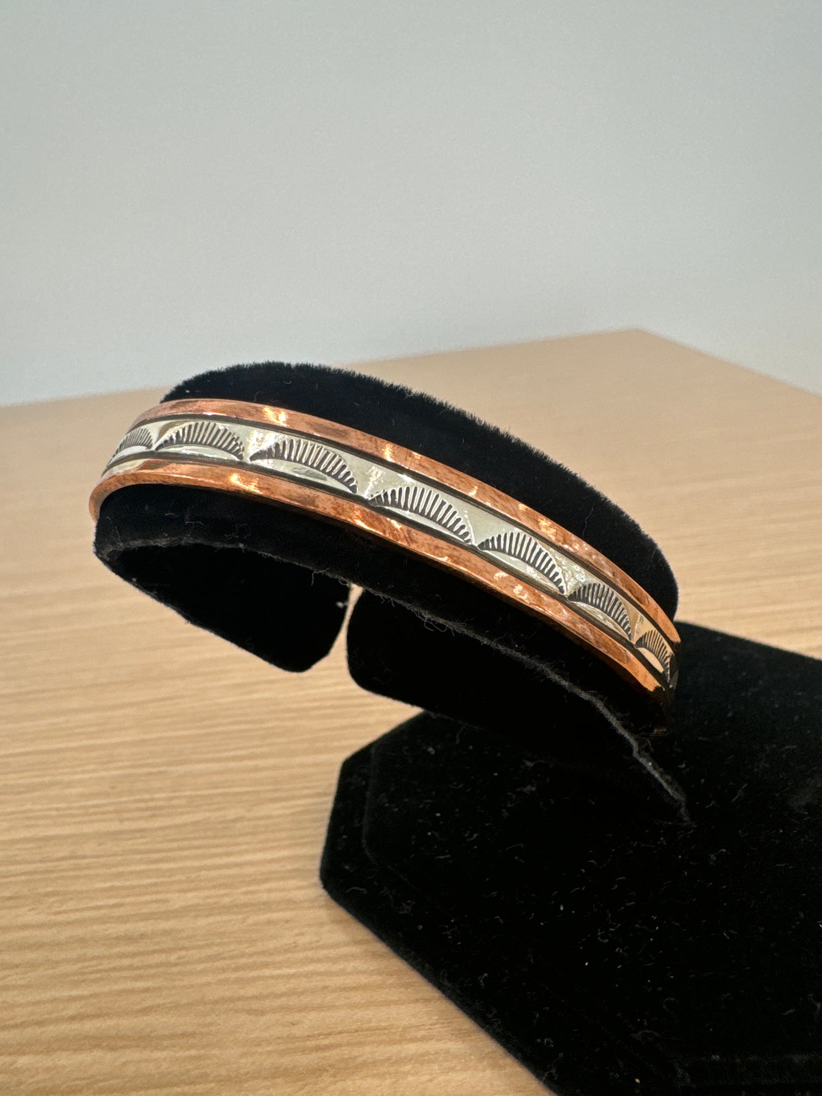 5/16" Copper and Silver Bracelet