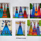 "Tee-pees" Greeting & Notecard 6 Pack