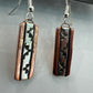 Copper and Silver Earrings