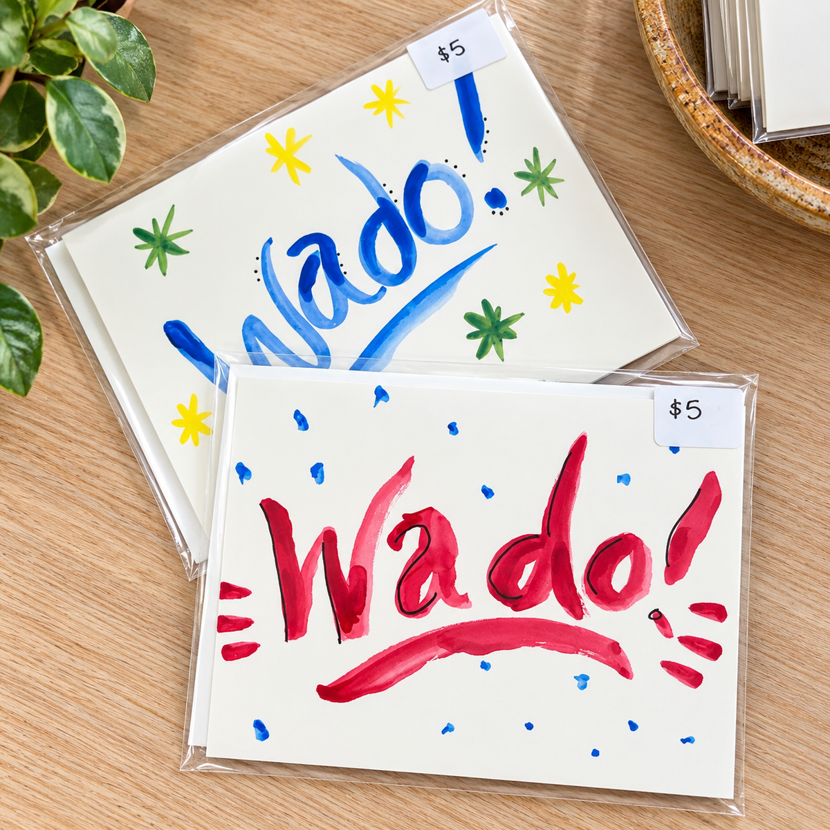 "Wado" Notecard