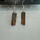Copper and Silver Earrings