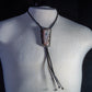 Vintage Banded Agate Bolo Tie