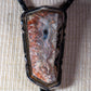 Vintage Banded Agate Bolo Tie