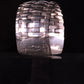 Vintage Navajo Sterling Silver Woven Cuff Bracelet