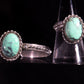 Sterling Silver and Natural New Lander Variscite Three-Piece Set