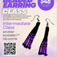 Intermediate Beaded Earring Class