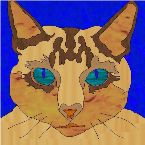 Orange Cat Magnet