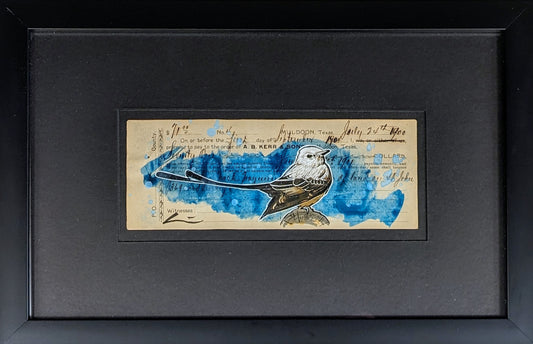 Scissortail 1904 Framed Ledger Art