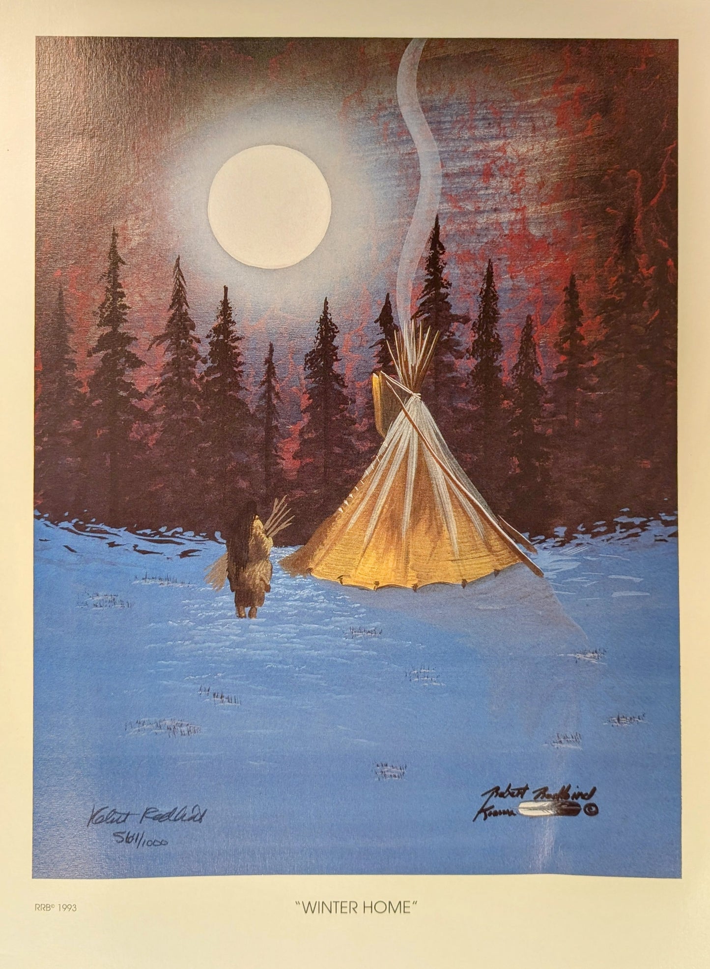 "Winter Home" by Robert Redbird (1993)