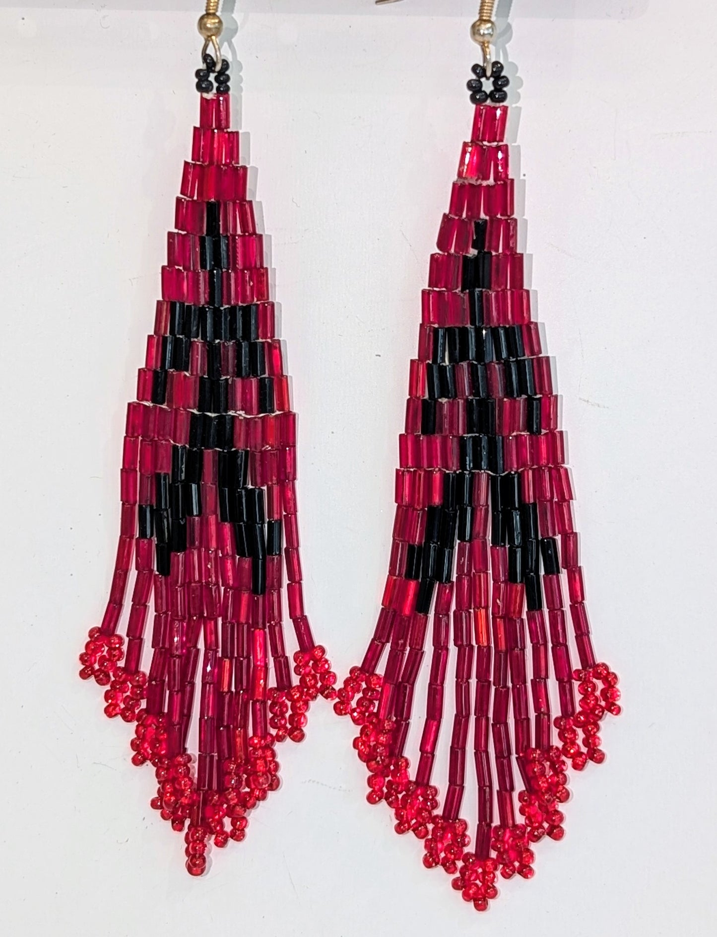 Brick Stitch Thunderbird Earrings