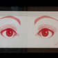 Eye of the Beholder (Red on White)