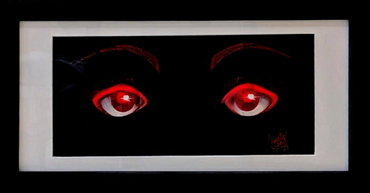 Eye of the Beholder (Red on Black)