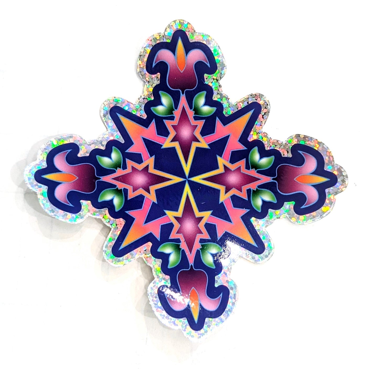 Glitter Star Holographic Sticker