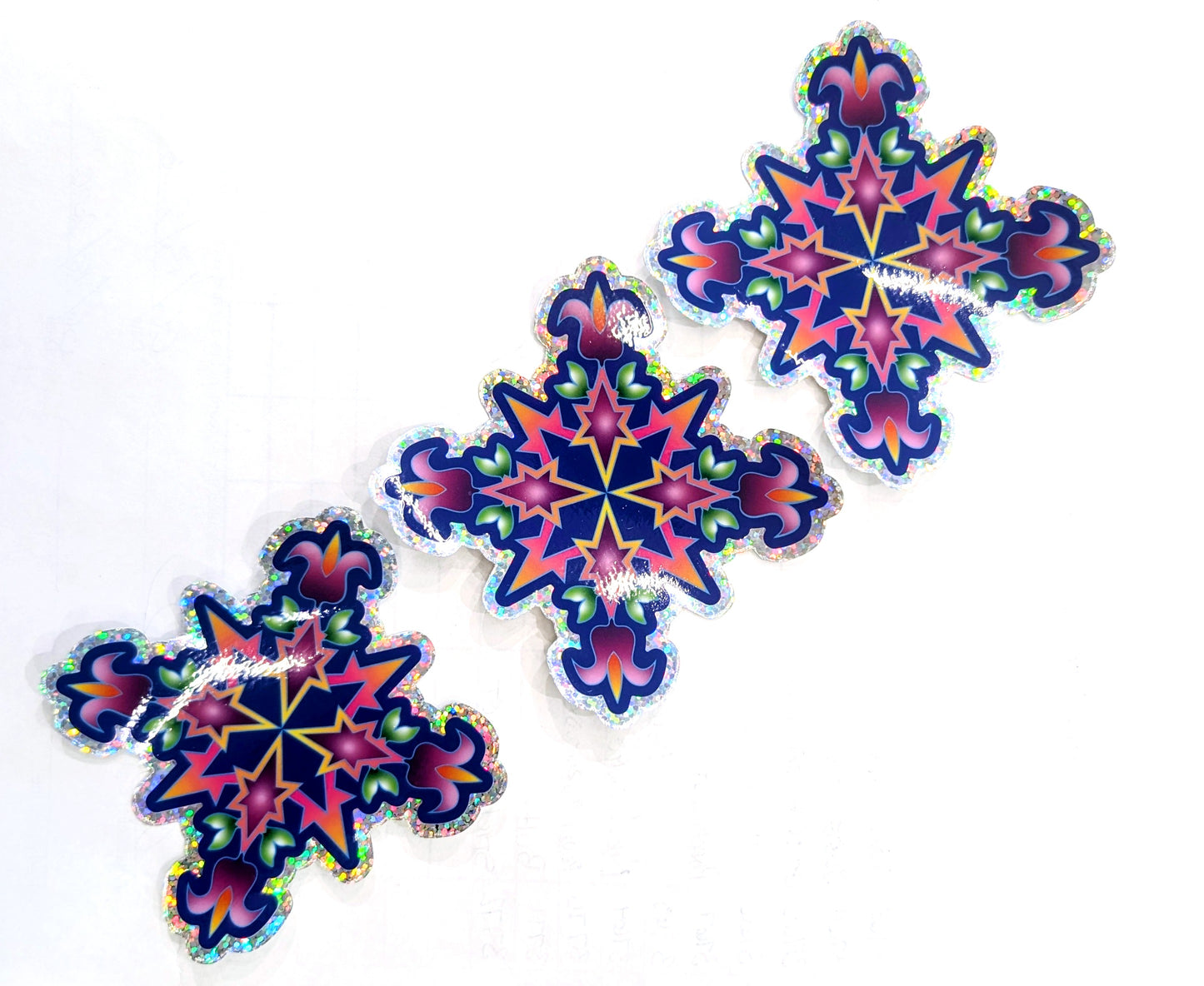 Glitter Star Holographic Sticker