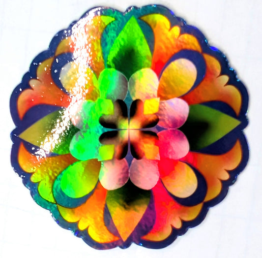 Flower Holographic Sticker