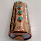 Copper &amp; Turquoise Lighter Cover