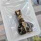 Wire Wrapped Bird's Eye Jasper Zuni Bear Pendant