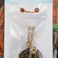 Wire Wrapped Bird's Eye Jasper Zuni Bear Pendant