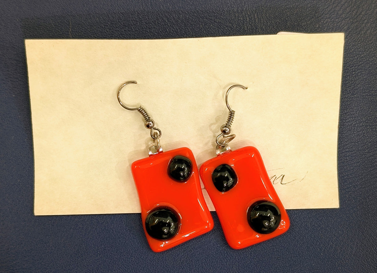 Fused Glass Earrings