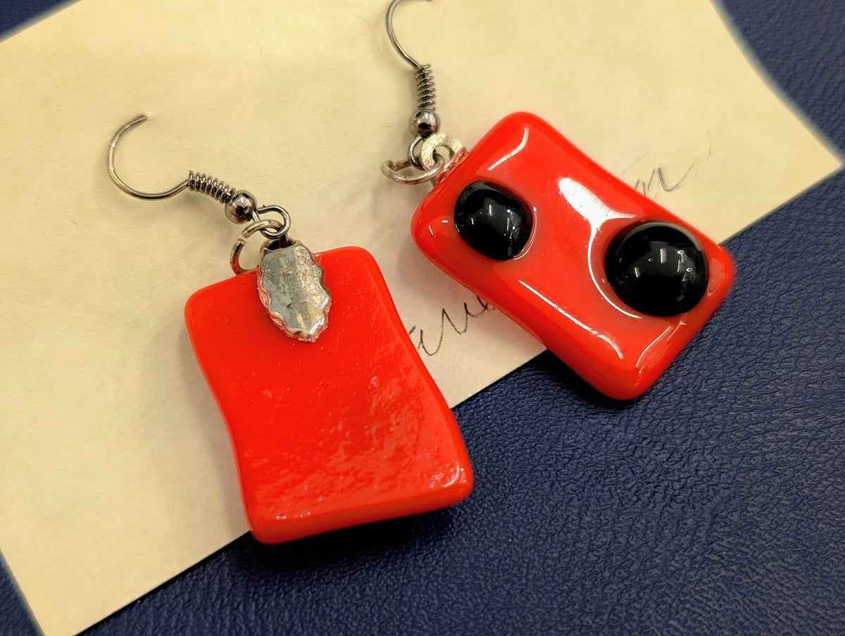 Fused Glass Earrings