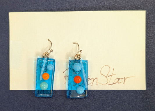 Fused Glass Earrings