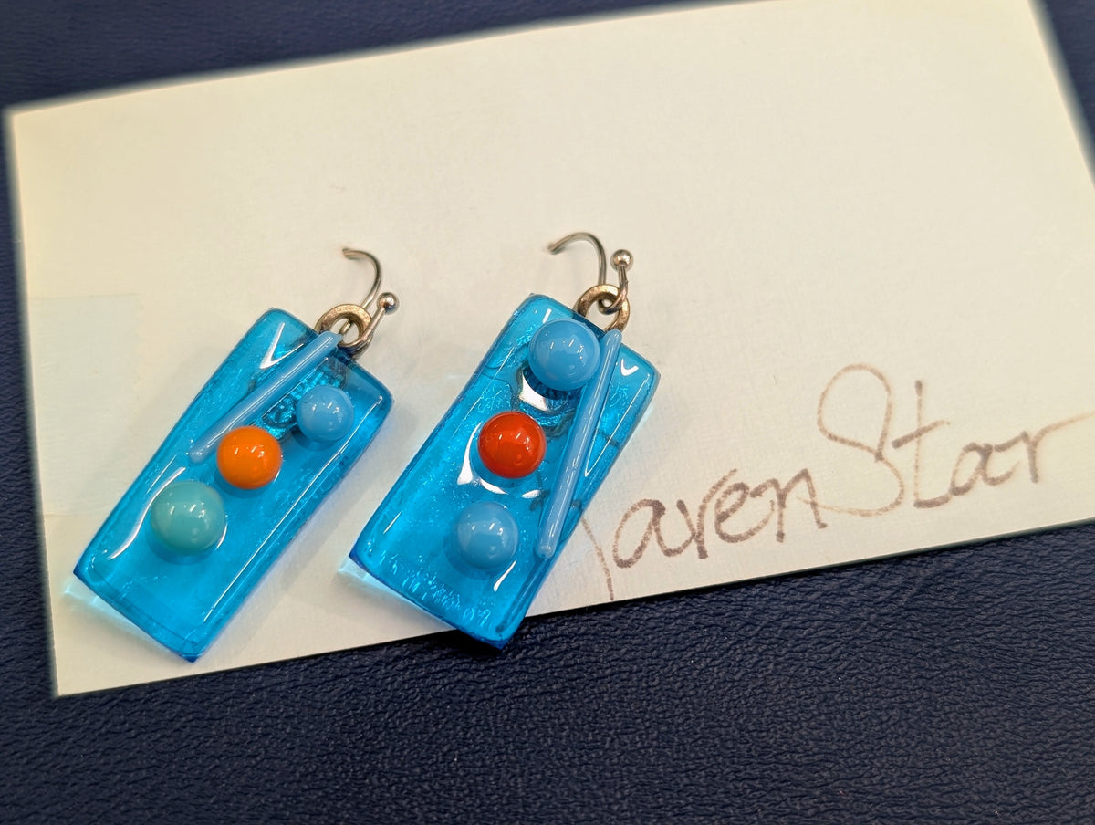 Fused Glass Earrings