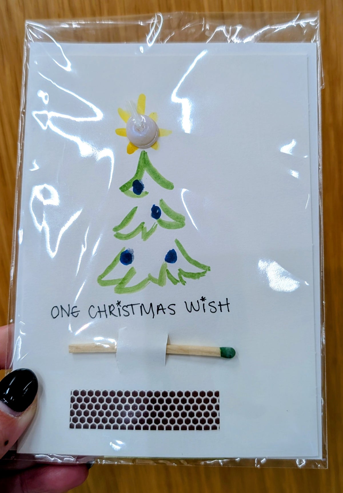 One Christmas Wish Wish Card
