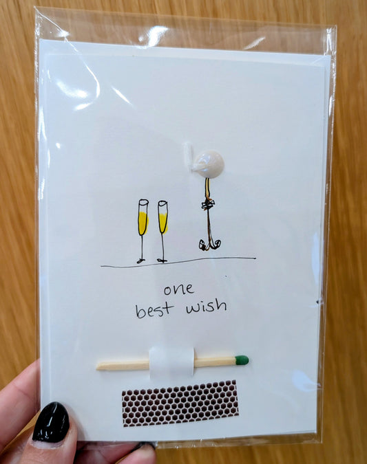 One Best Wish Card