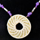 Medicine Wheel Necklace with Amethyst