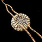 White Horsehair Basket Bracelet