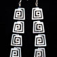 Boxed Water Design Mother-of-Pearl Earrings