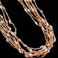 Pink Bead & Shell Necklace
