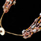 Pink Bead & Shell Necklace