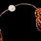 Red & Yellow Beaded Medicine Wheel Necklace
