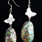 Abalone & Mother-of-Pearl Butterfly Earrings