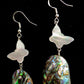 Abalone & Mother-of-Pearl Butterfly Earrings
