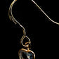 Double Abalone Heart Earrings with Gold-Filled Findings