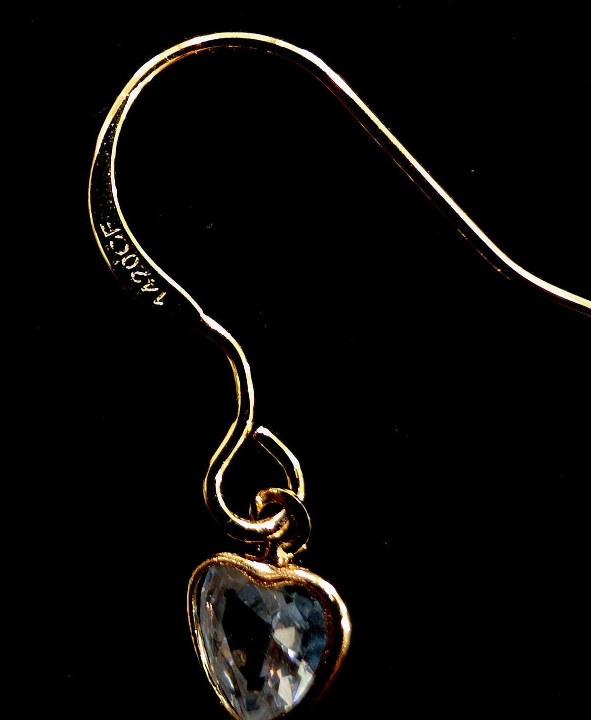 Double Abalone Heart Earrings with Gold-Filled Findings
