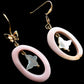 Queen Conch & Mother-of-Pearl Circle Earrings