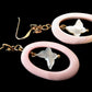 Queen Conch & Mother-of-Pearl Circle Earrings