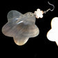 Black Lip Shell & Mother-of-Pearl Flower Earrings