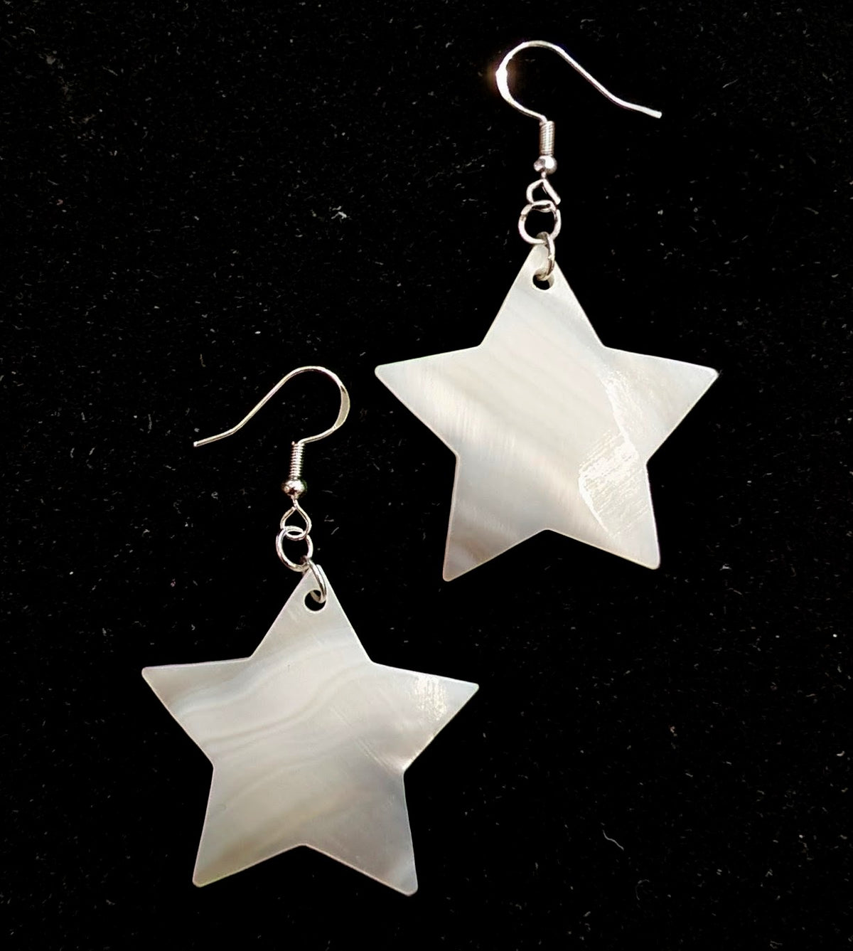 Mother-of-Pearl Star Earrings