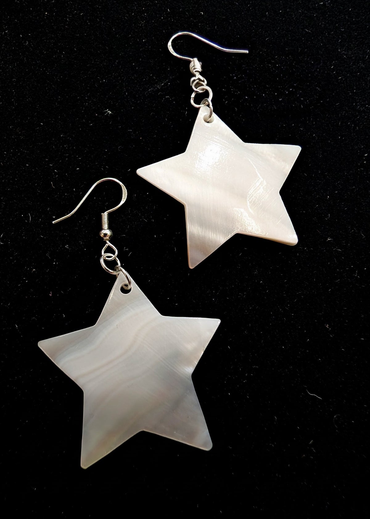 Mother-of-Pearl Star Earrings