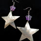 Mother-of-Pearl Star & Flower Earrings