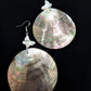 Black Lip Shell & Mother-of-Pearl Butterfly Earrings
