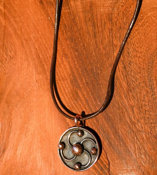 Copper "In Balance Moving Forward" Necklace
