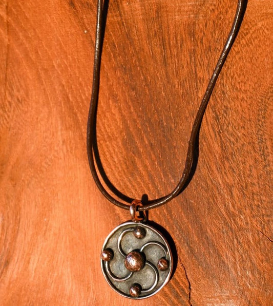 Copper "In Balance Moving Forward" Necklace